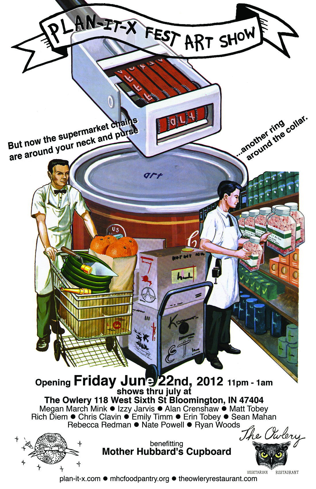Come and See the Plan-It-X Fest Artshow!