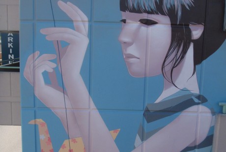 Sean Mahan Art Art in Public Places Mural Right Girl