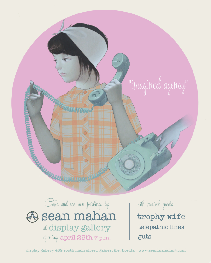 The show “Imagined Agency” opens April 25th!