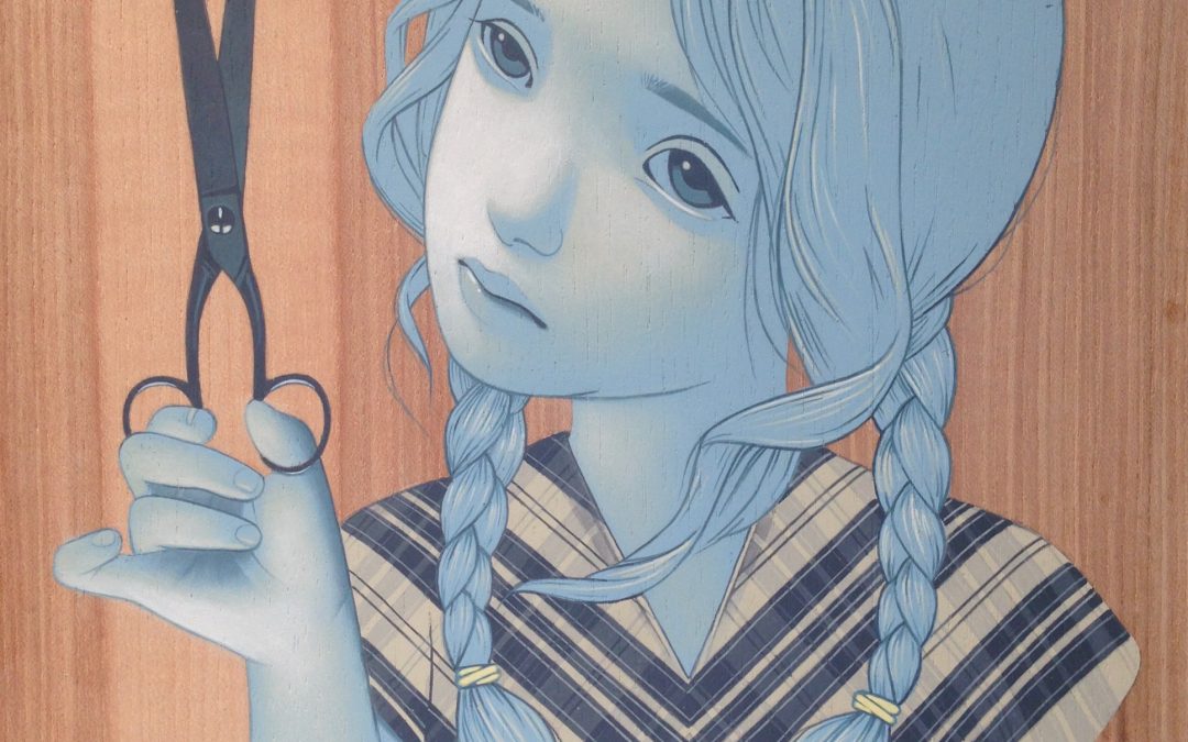 Girl and Scissors