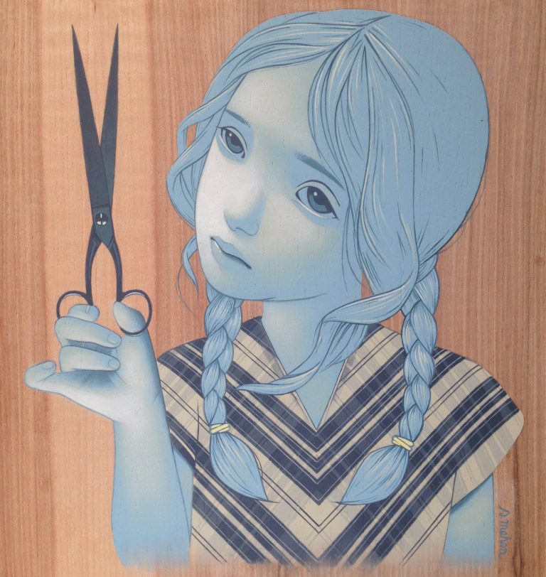 Girl and Scissors